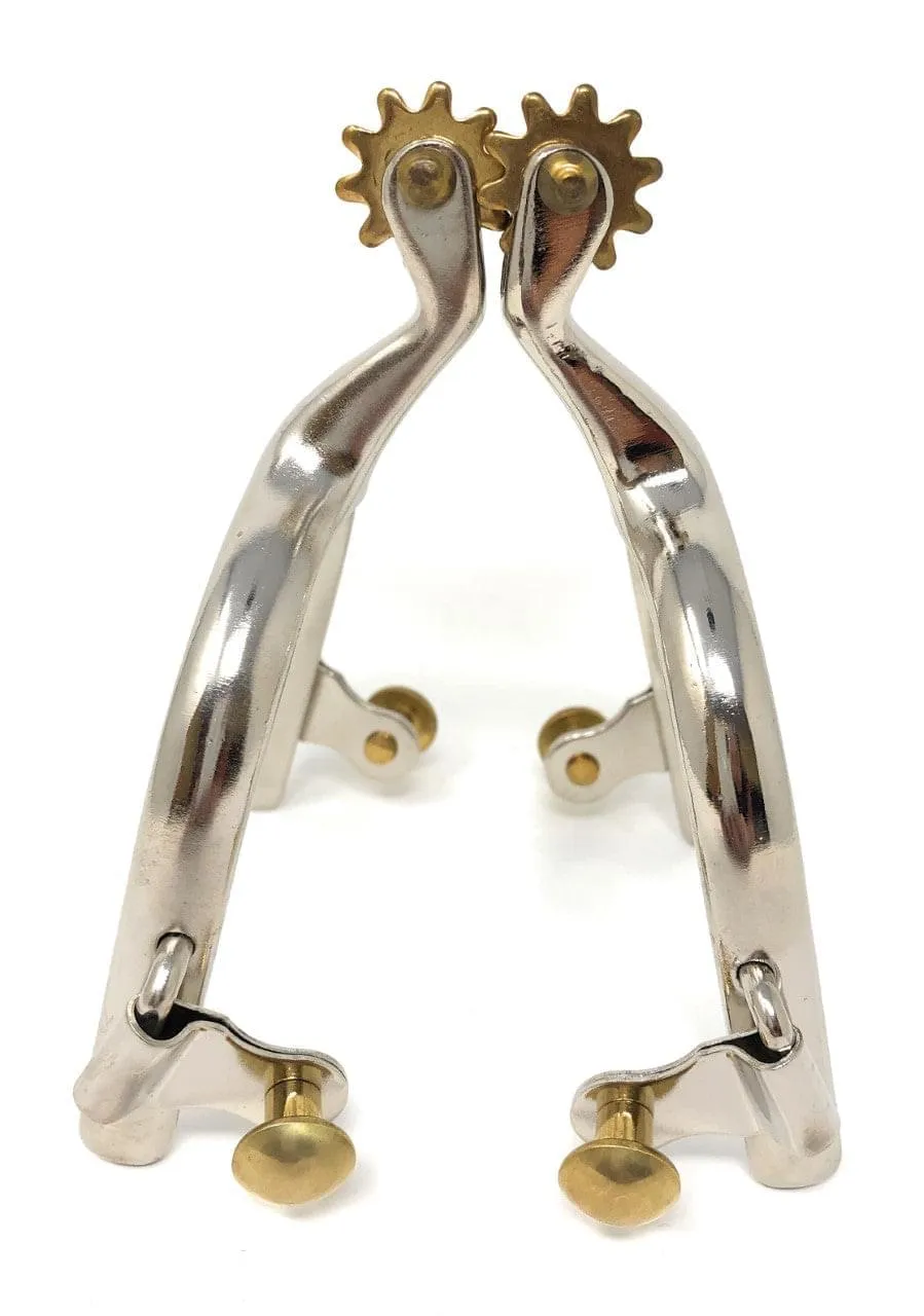 AJ Tack 1/2" Band Roping Spurs