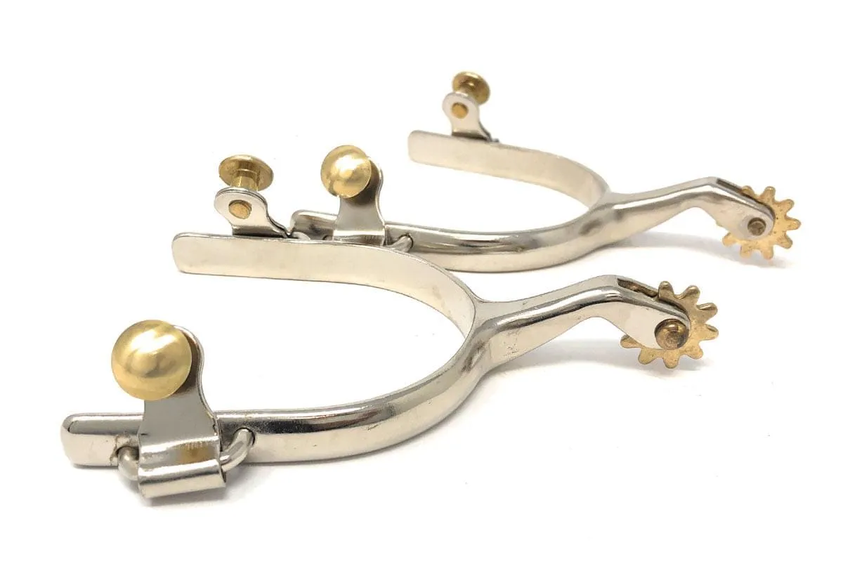 AJ Tack 1/2" Band Roping Spurs