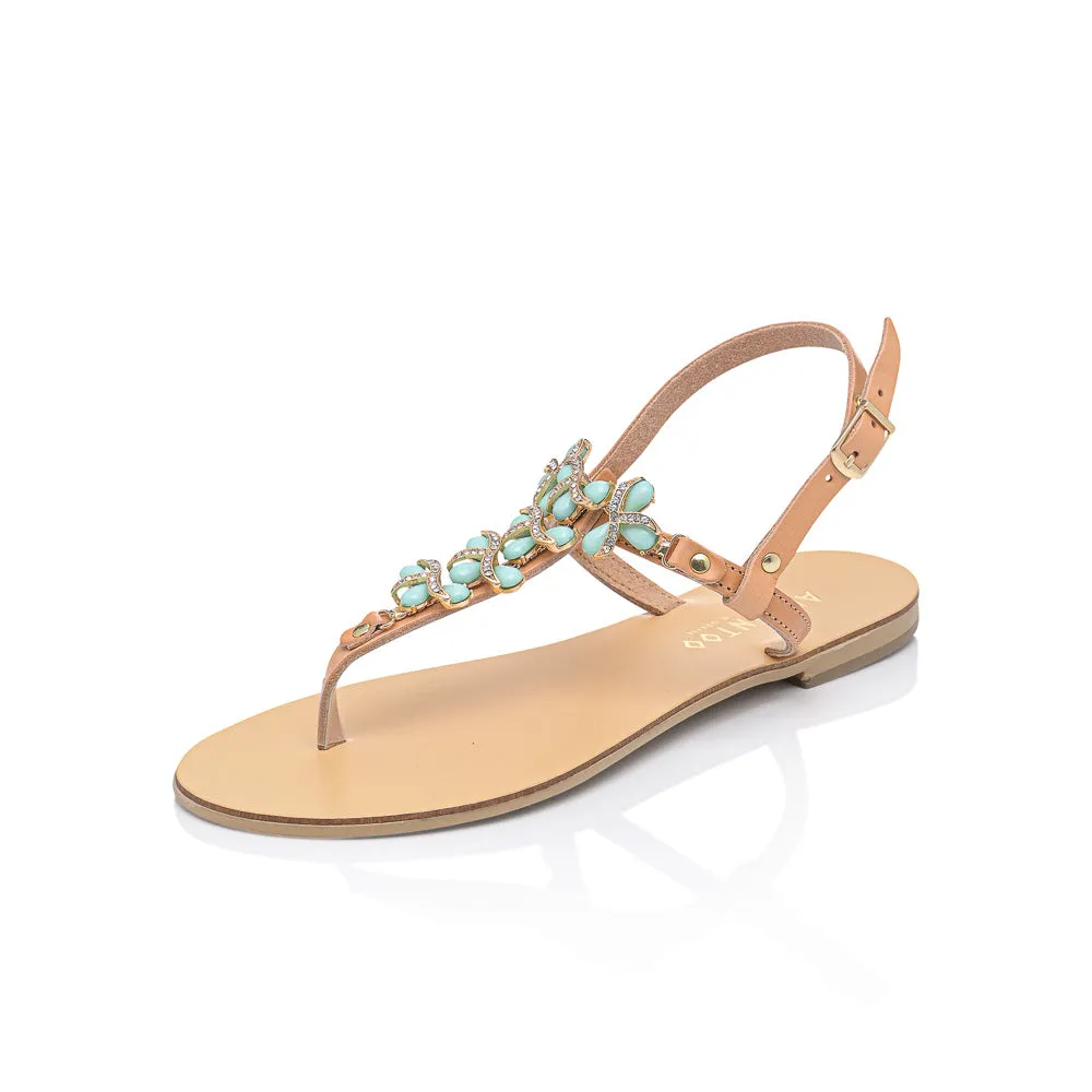 Ancientoo T-Strap Sandals Mariza