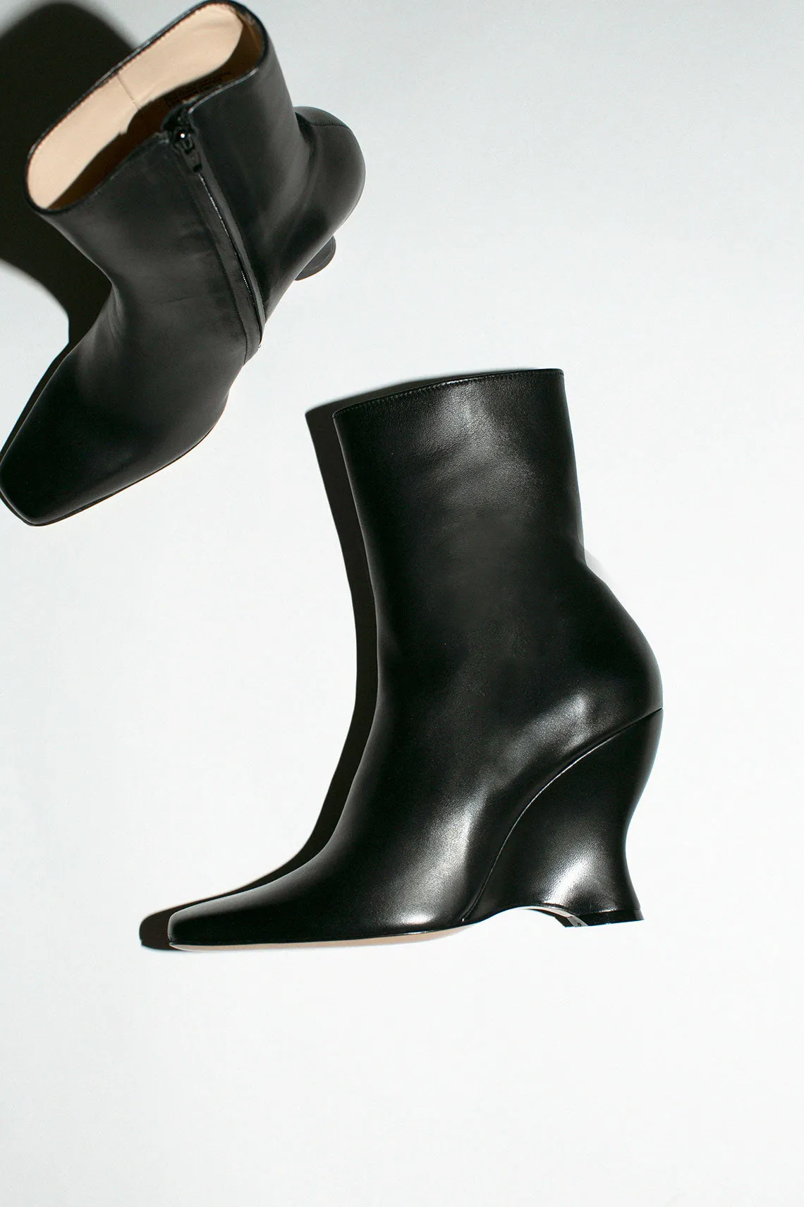 Black Eva Wedge Boot