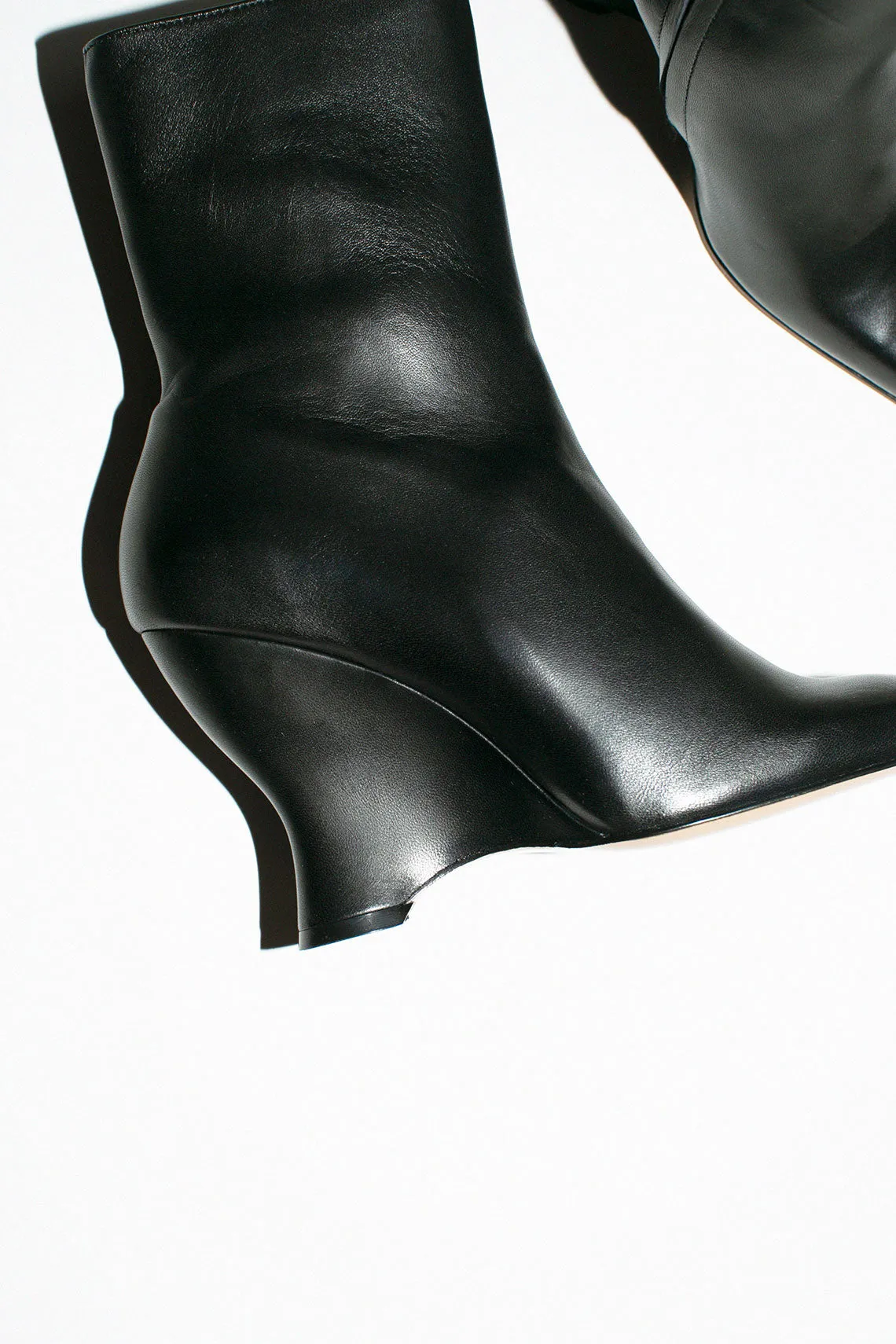 Black Eva Wedge Boot