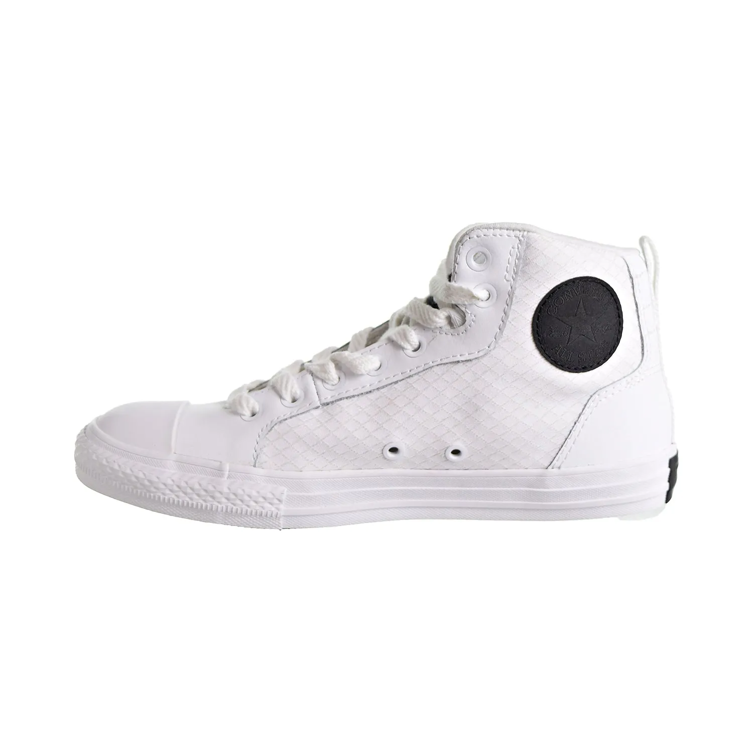 Converse Chuck Taylor Asylum Mid Big Kids' Shoes White