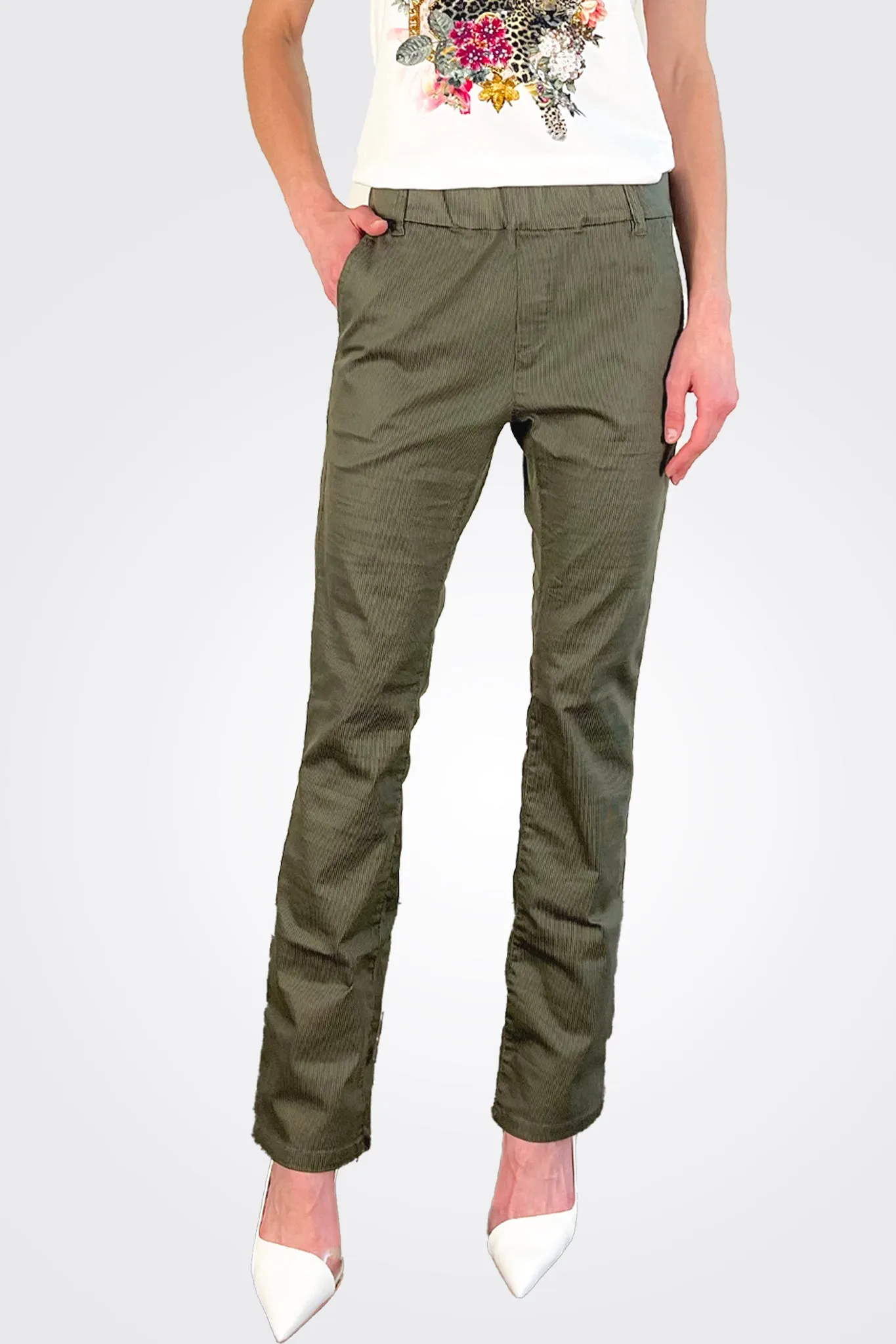 Dafna Pants - Green Pattern