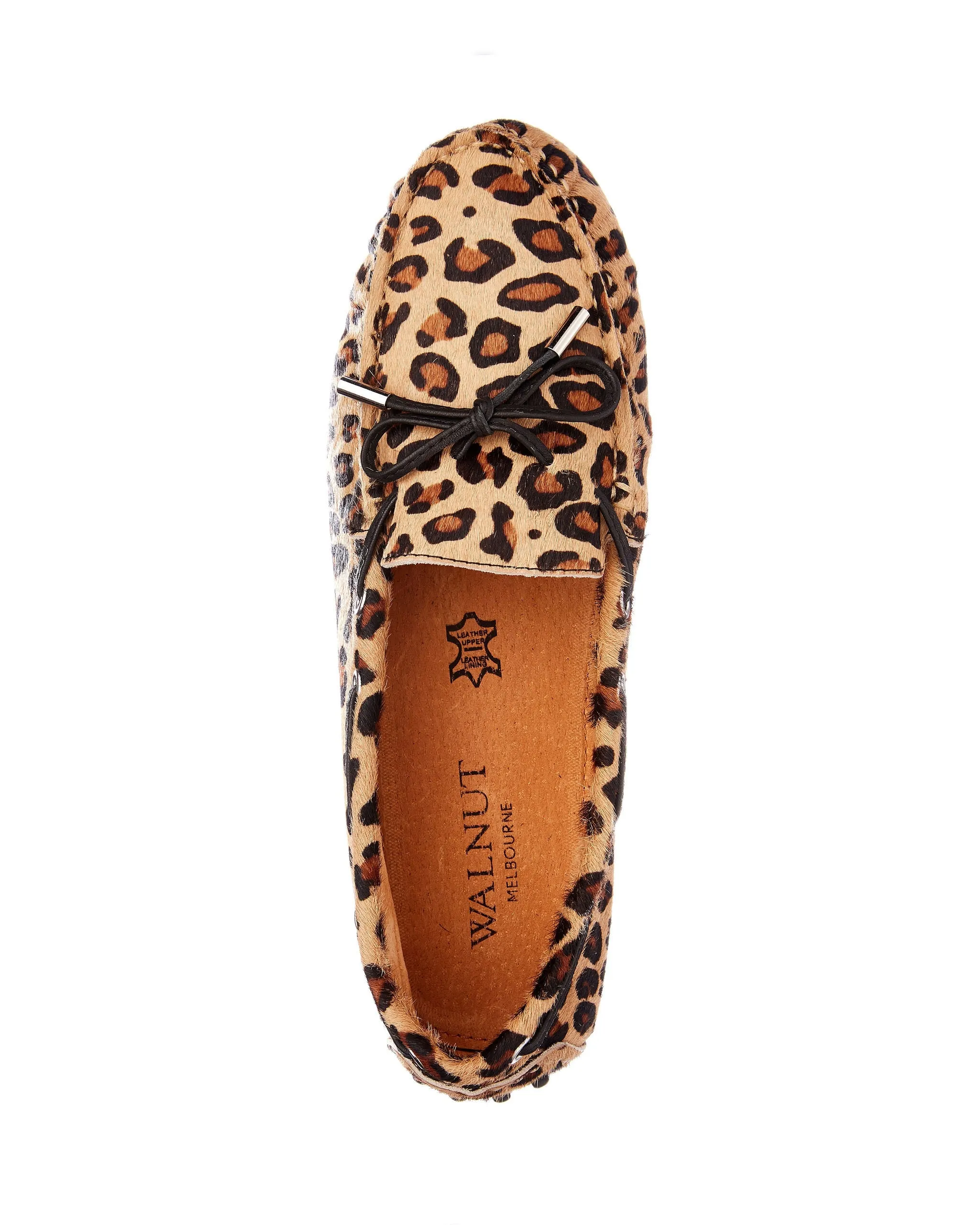 Daria Pony Tan Leopard Loafer