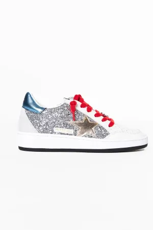 Denisse Sneaker - Blue/Silver