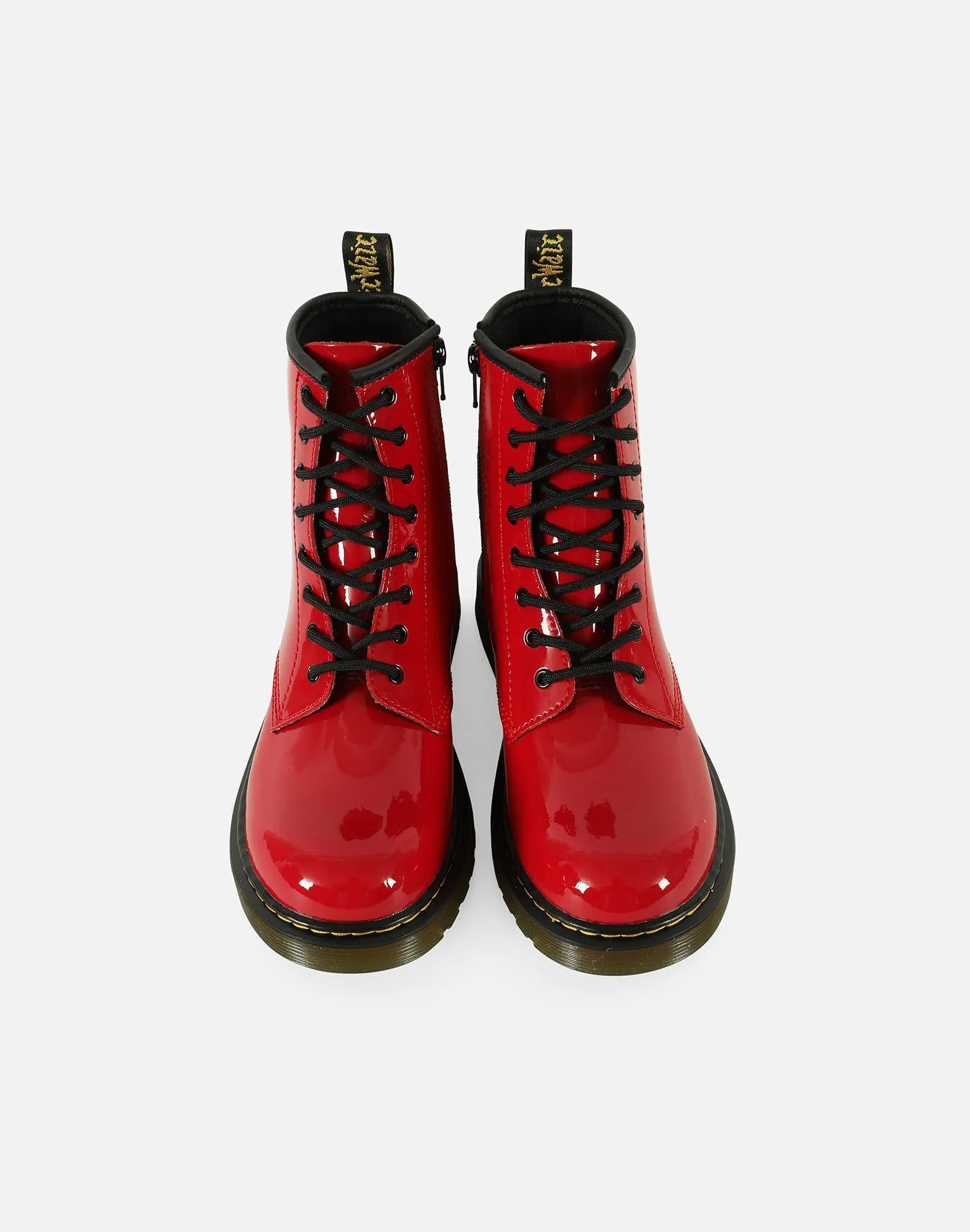 Dr. Martens DTLR EXCLUSIVE DELANEY PATENT LEATHER BOOTS GRADE-SCHOOL