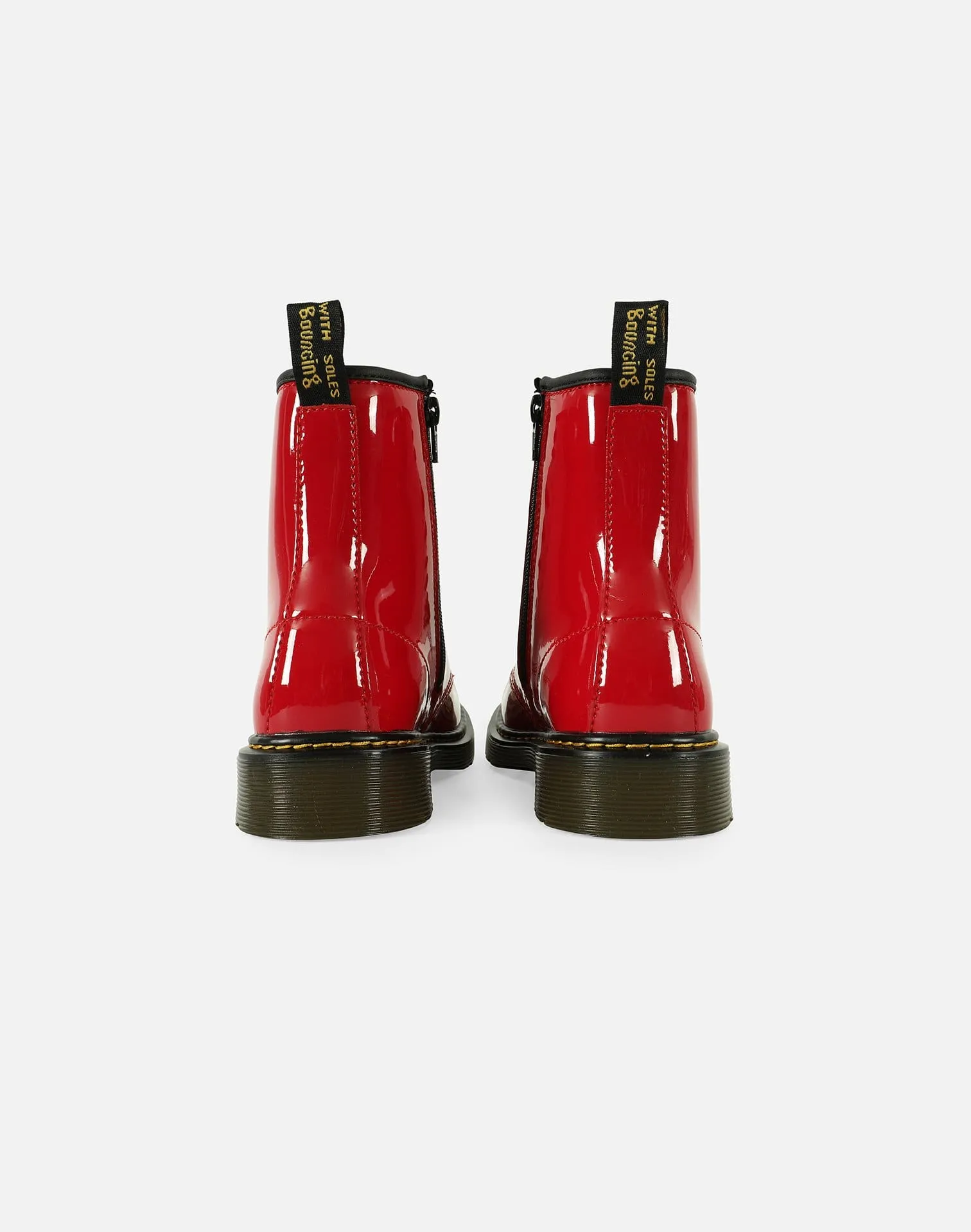 Dr. Martens DTLR EXCLUSIVE DELANEY PATENT LEATHER BOOTS GRADE-SCHOOL