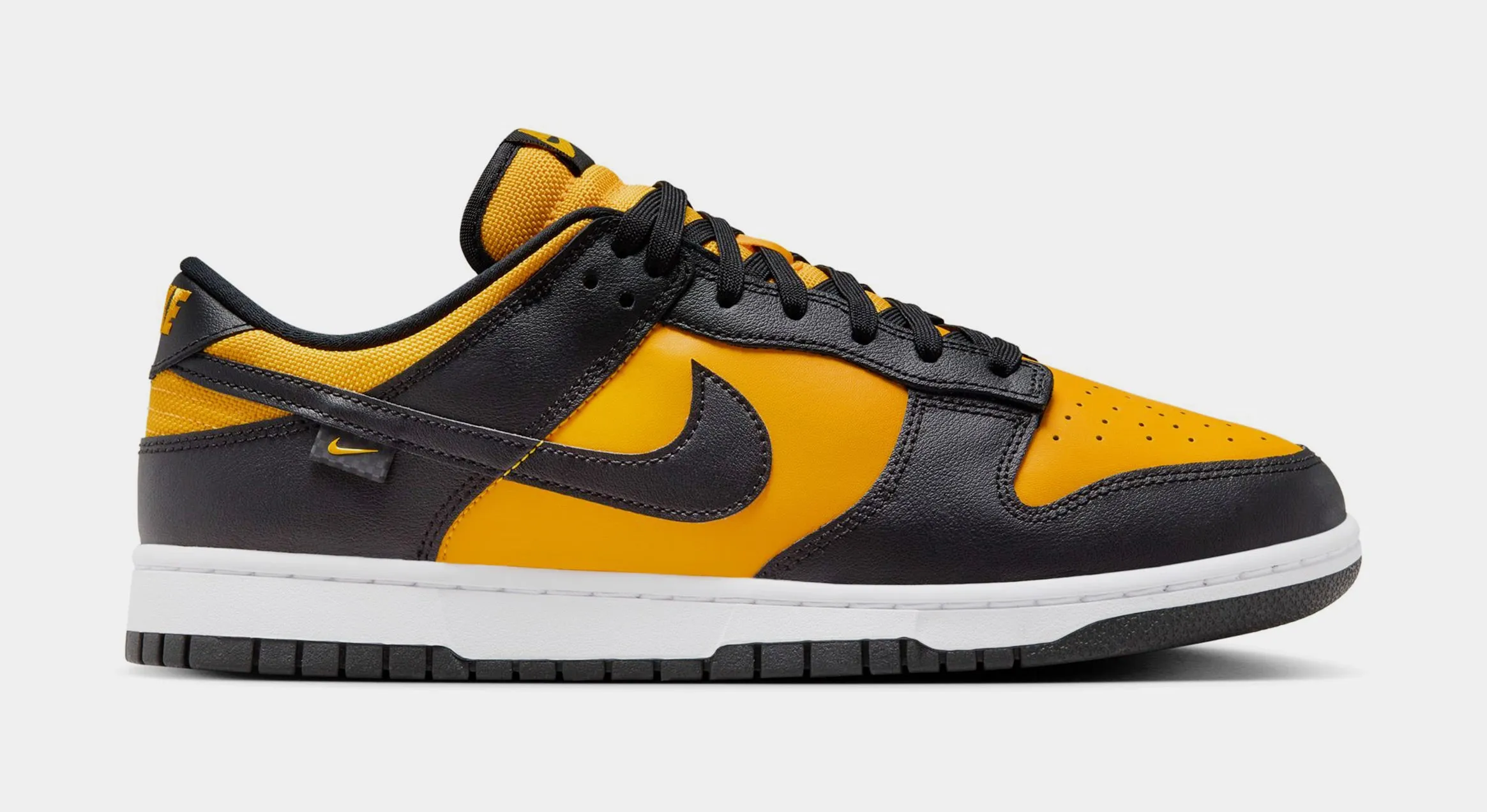 Dunk Low Black University Gold Mens Lifestyle Shoes (Black/University Gold/White)