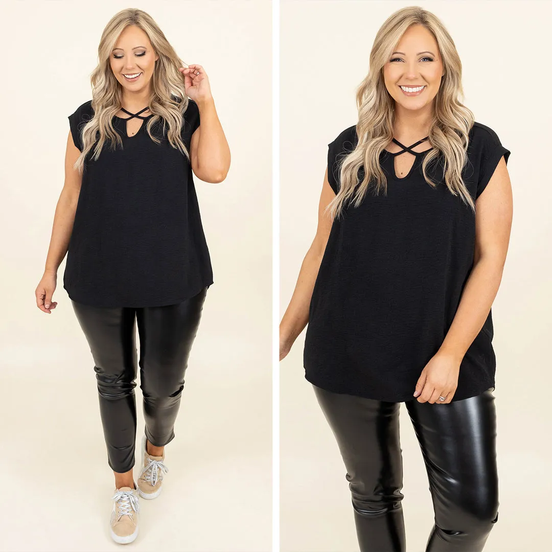 Graceful Side Top, Black