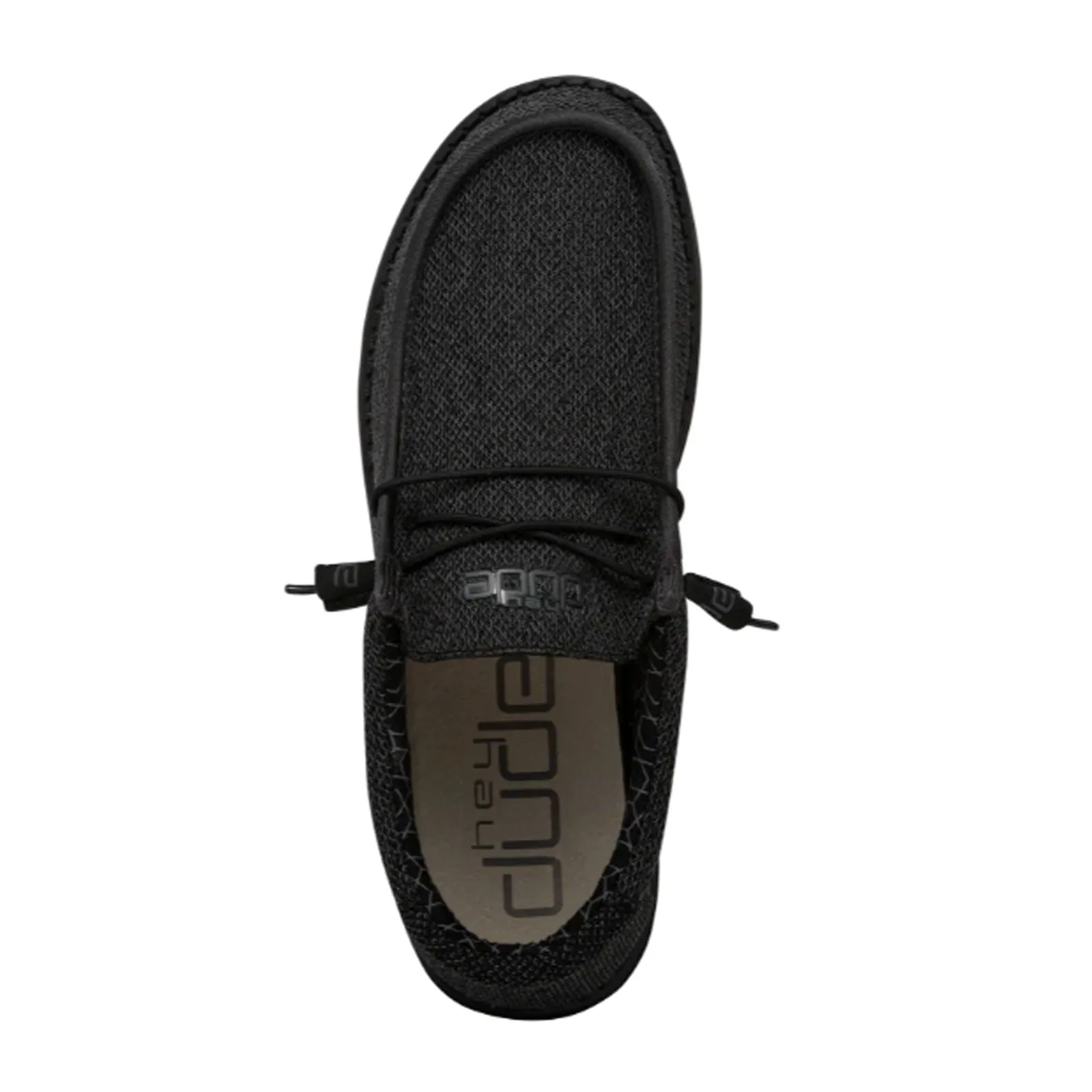 Hey Dude Wally Sox Micro Slip On (Men) - Total Black