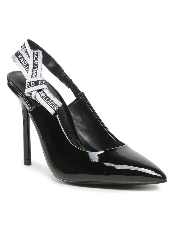 KARL LAGERFELD SARABANDE HEELS  IN BLACK