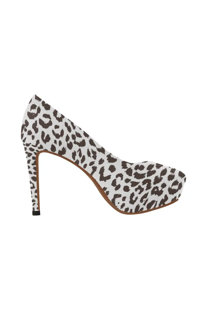 Leopard Brown Women's High Heels