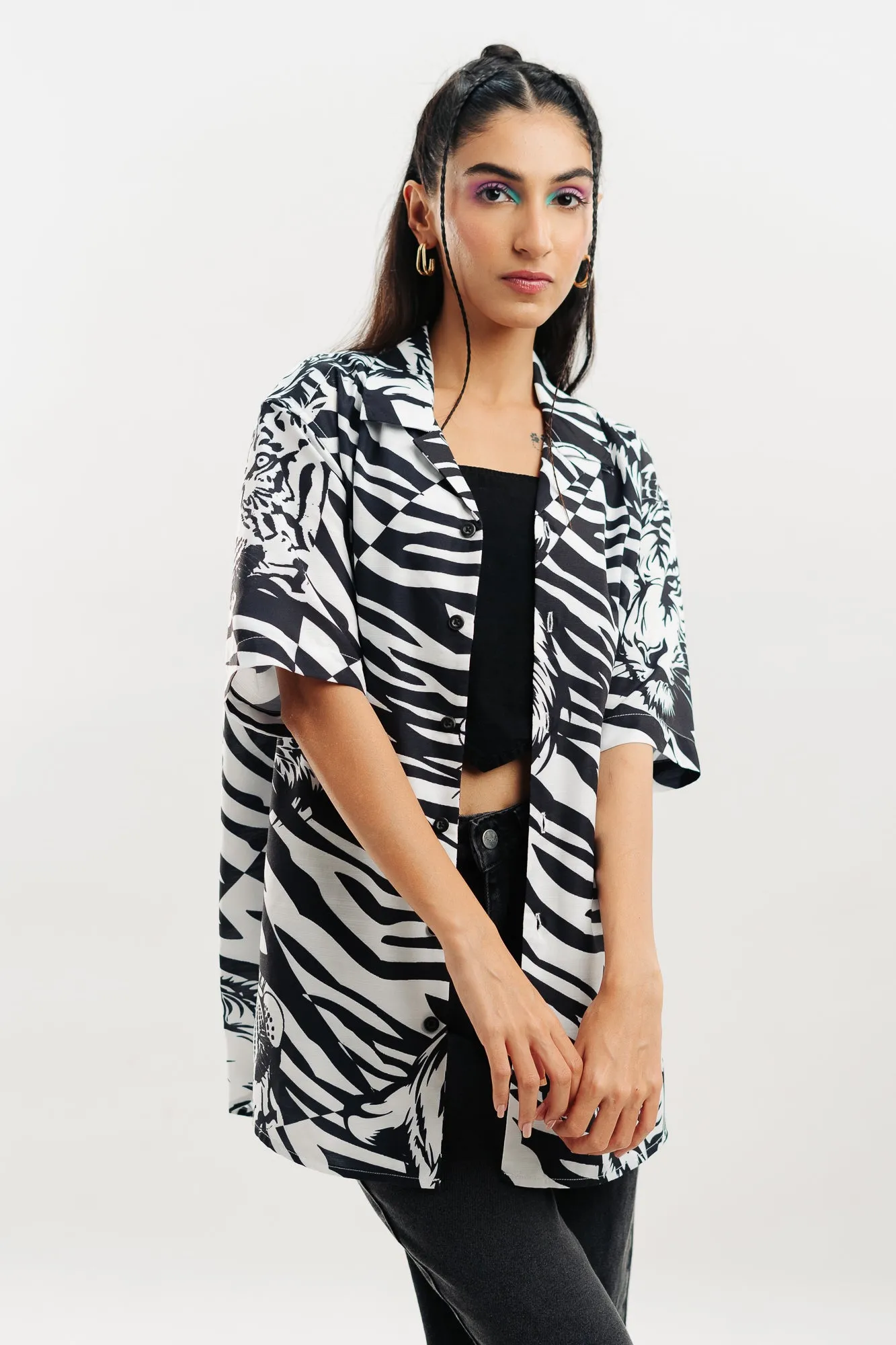 Monochrome Tiger Shirt