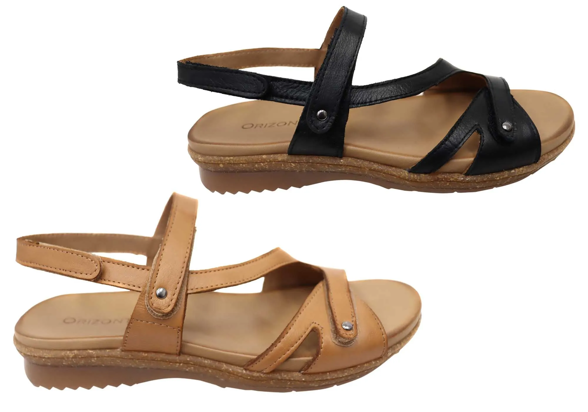 Orizonte Dromana Womens Comfortable European Leather Sandals