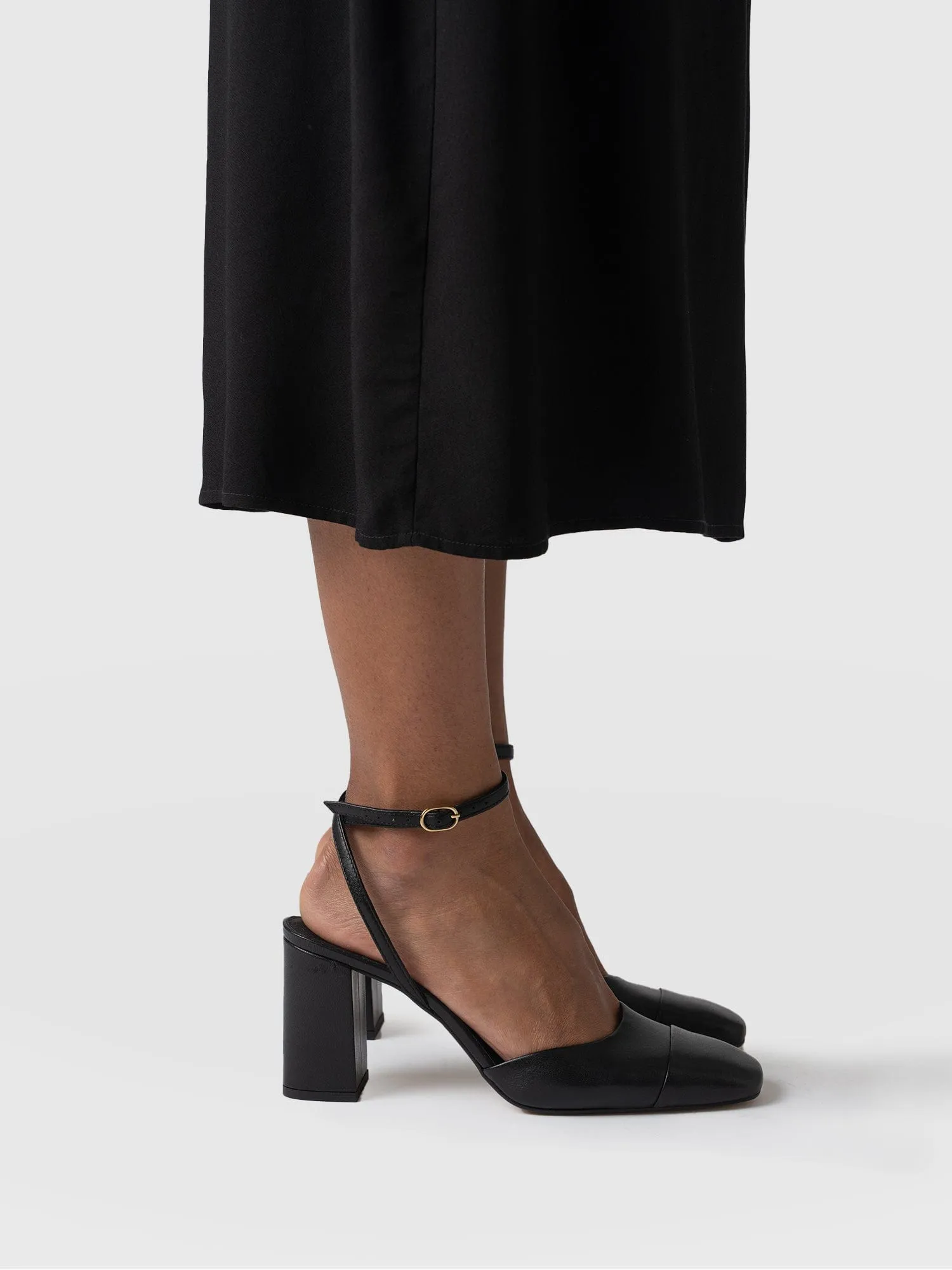 Rayner Cap Toe Heel - Black