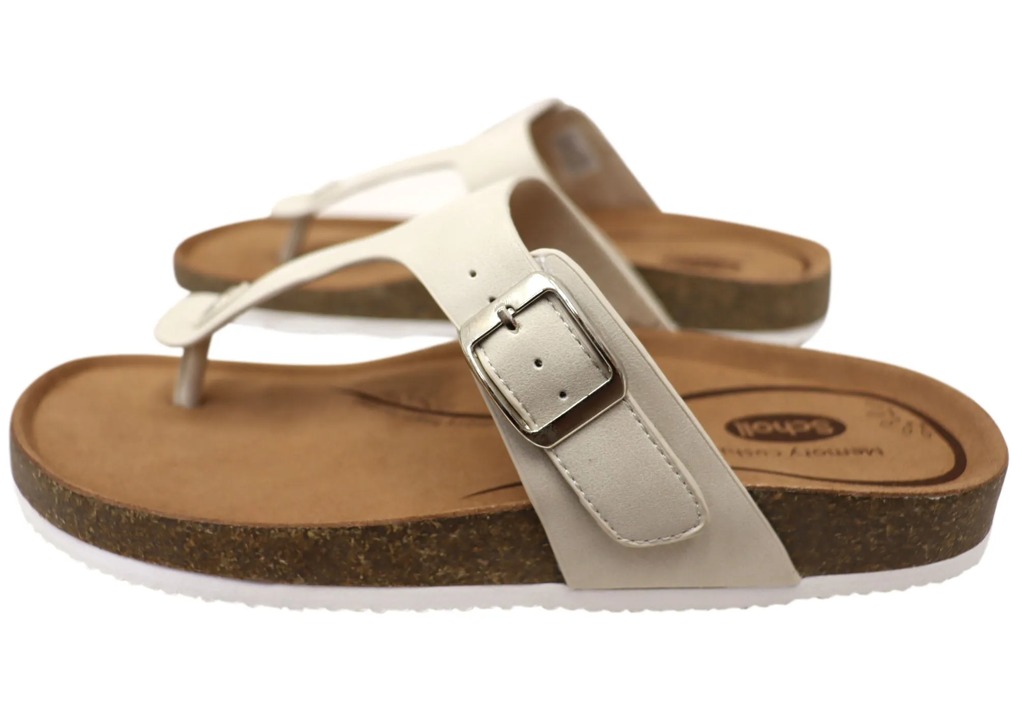 Scholl Orthaheel Brittany Womens Comfortable Thongs Sandals