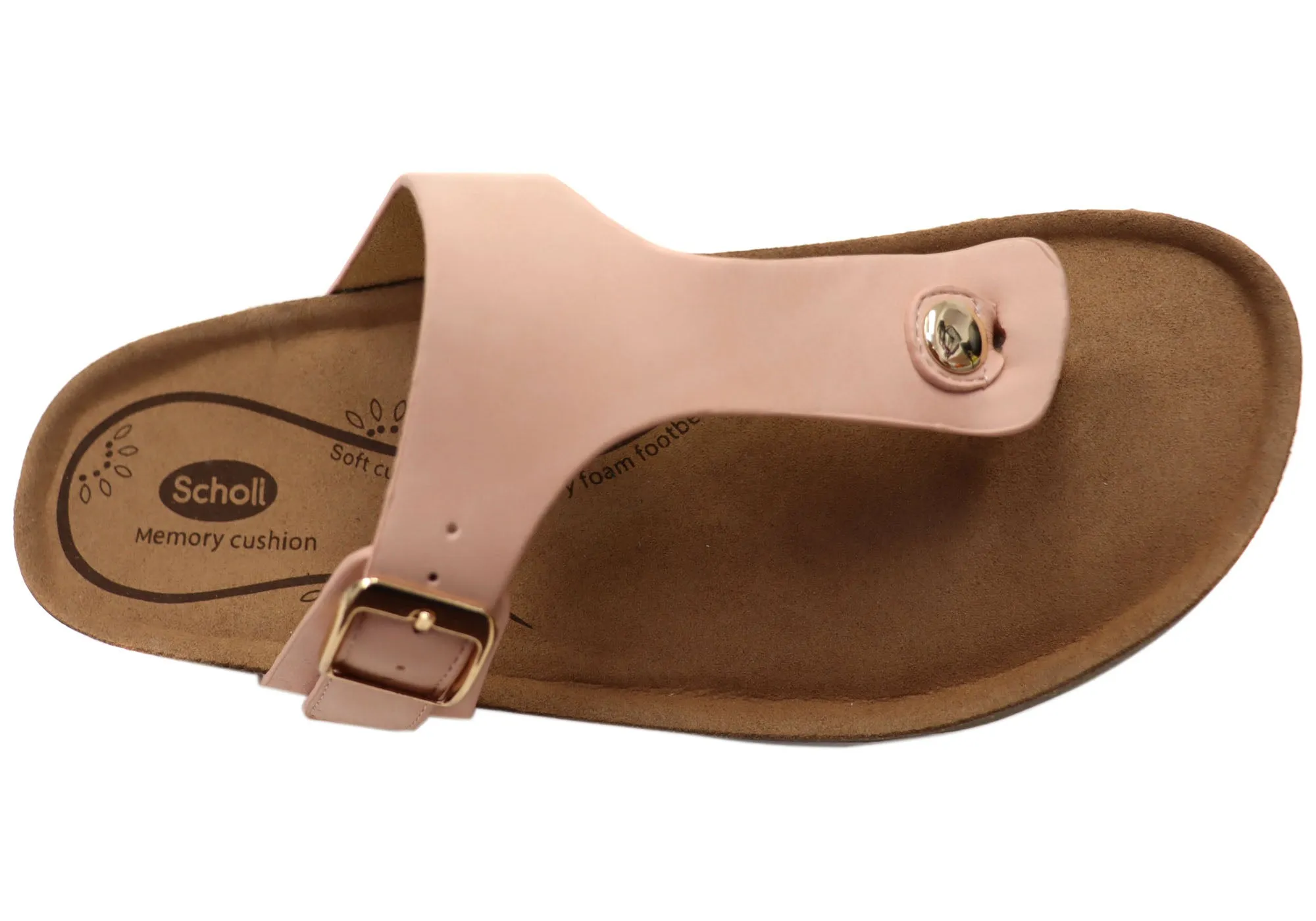 Scholl Orthaheel Brittany Womens Comfortable Thongs Sandals