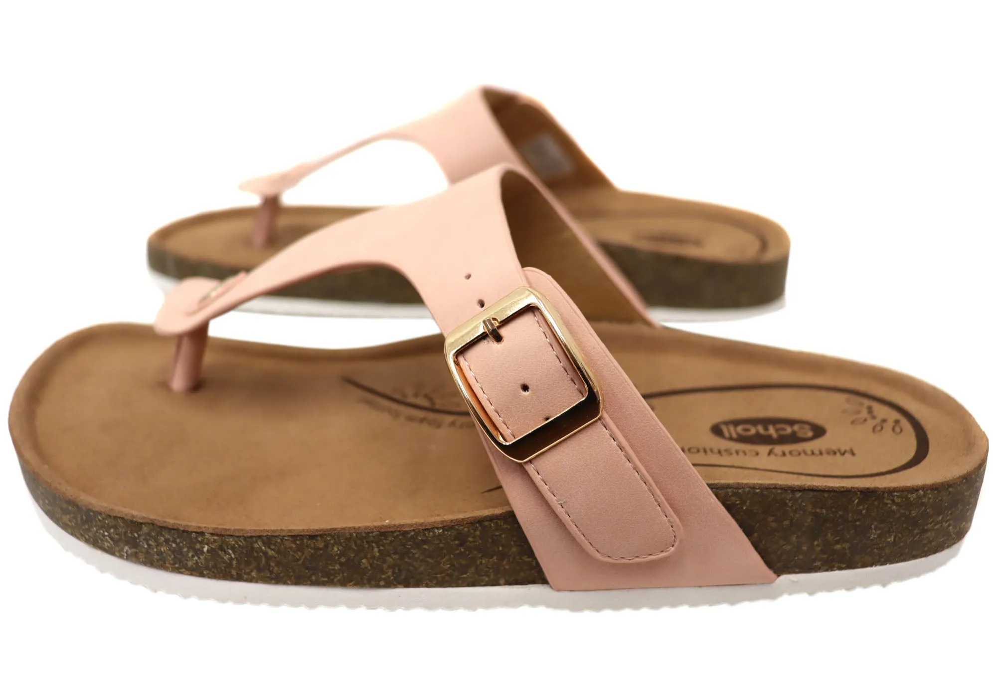 Scholl Orthaheel Brittany Womens Comfortable Thongs Sandals