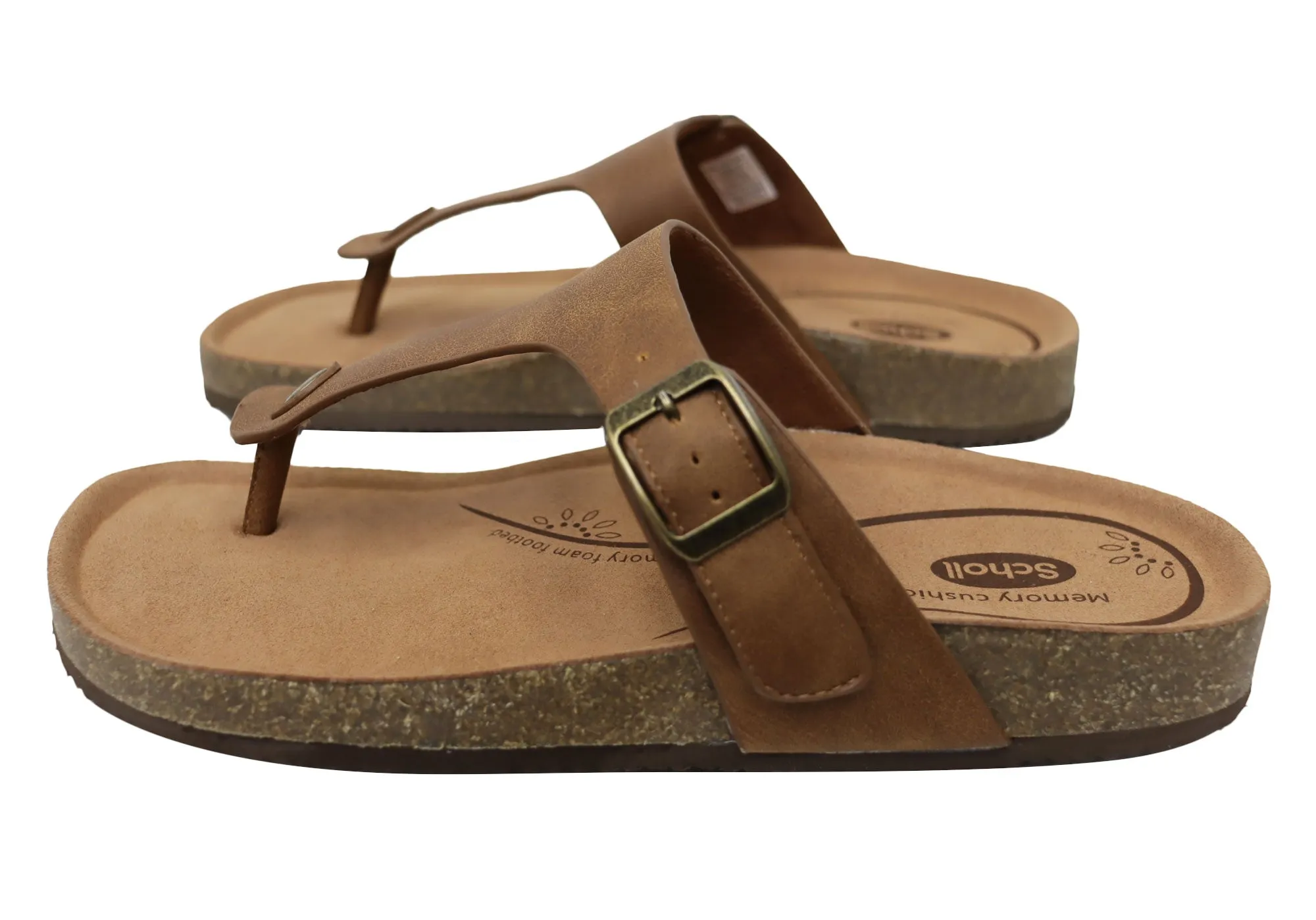 Scholl Orthaheel Brittany Womens Comfortable Thongs Sandals