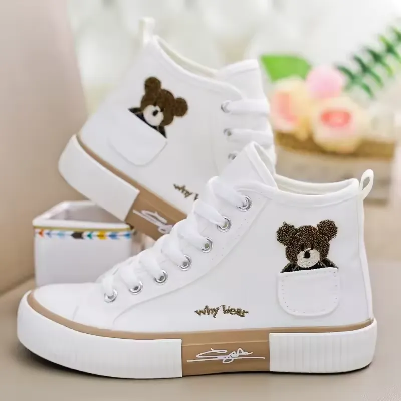 Sweet & Stylish Bear Sneakers for Kids & adult