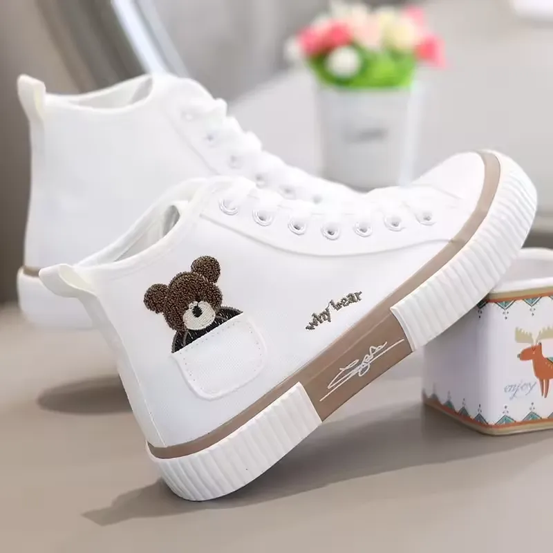 Sweet & Stylish Bear Sneakers for Kids & adult