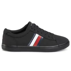 Tommy Hilfiger Tennis Essential Stripes Detail Sneaker FM0FM02685-BLKBLK