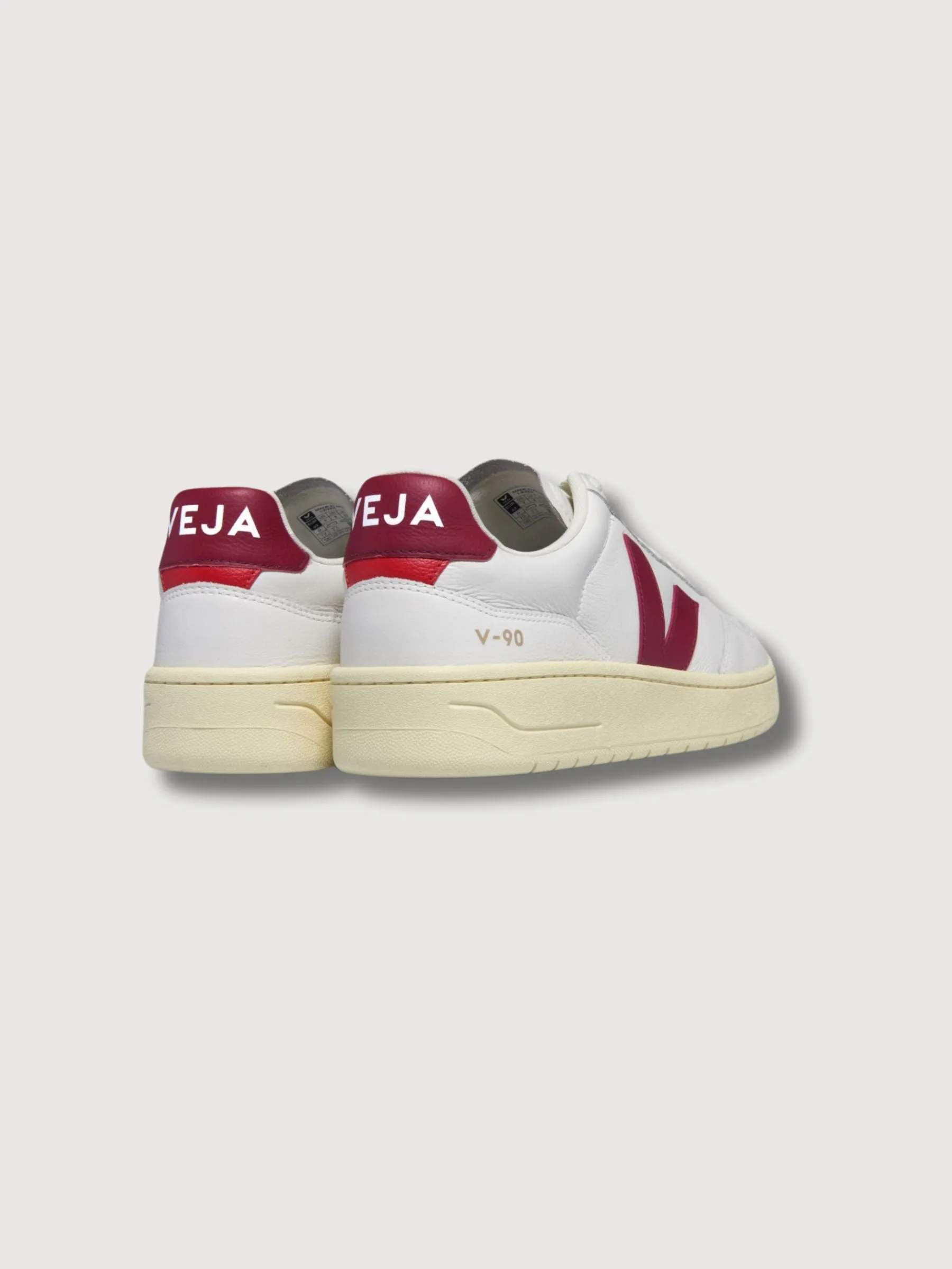 V-90 White Marsala Woman Sneakers | Veja