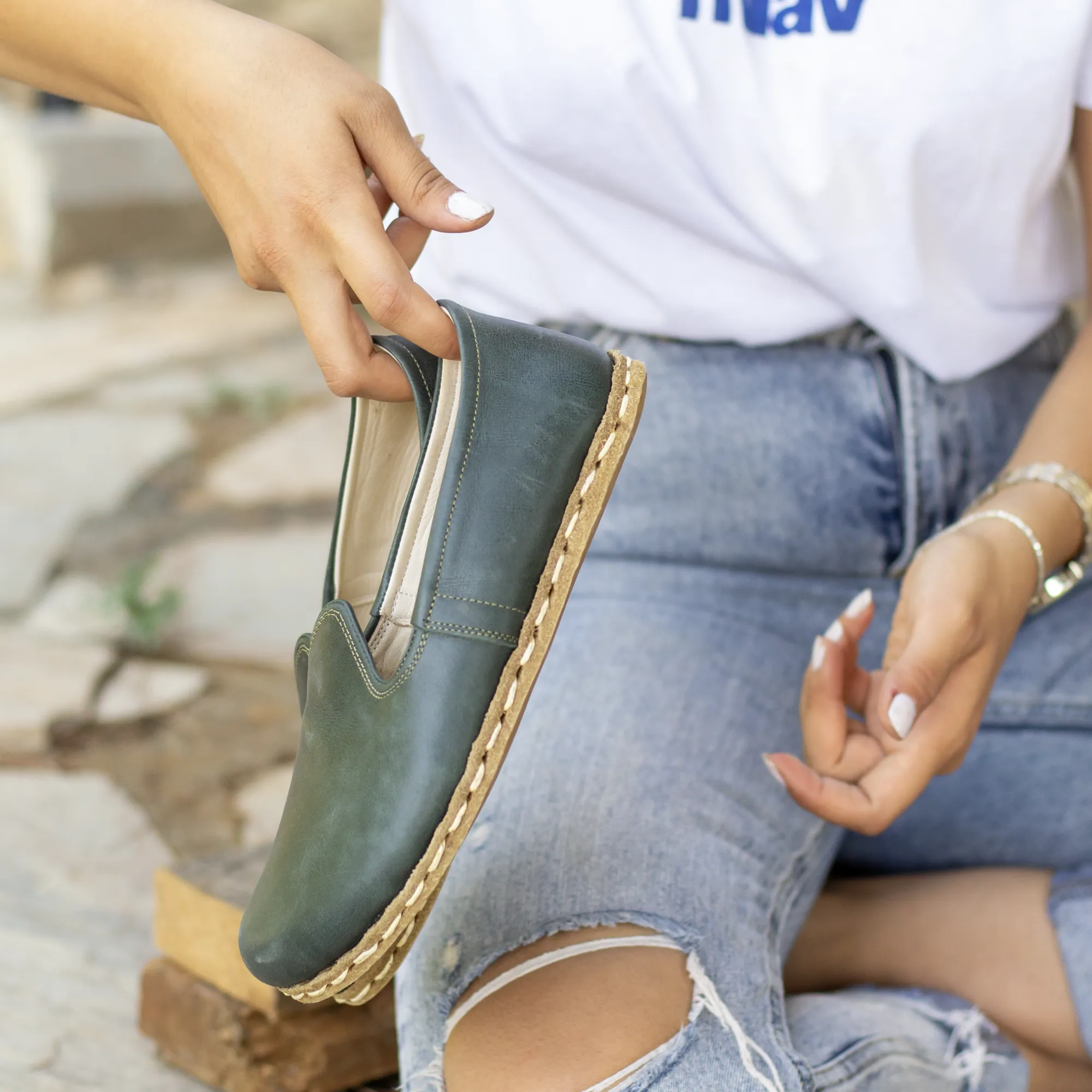 Women's Barefoot Grounding Shoes - Toledo Green