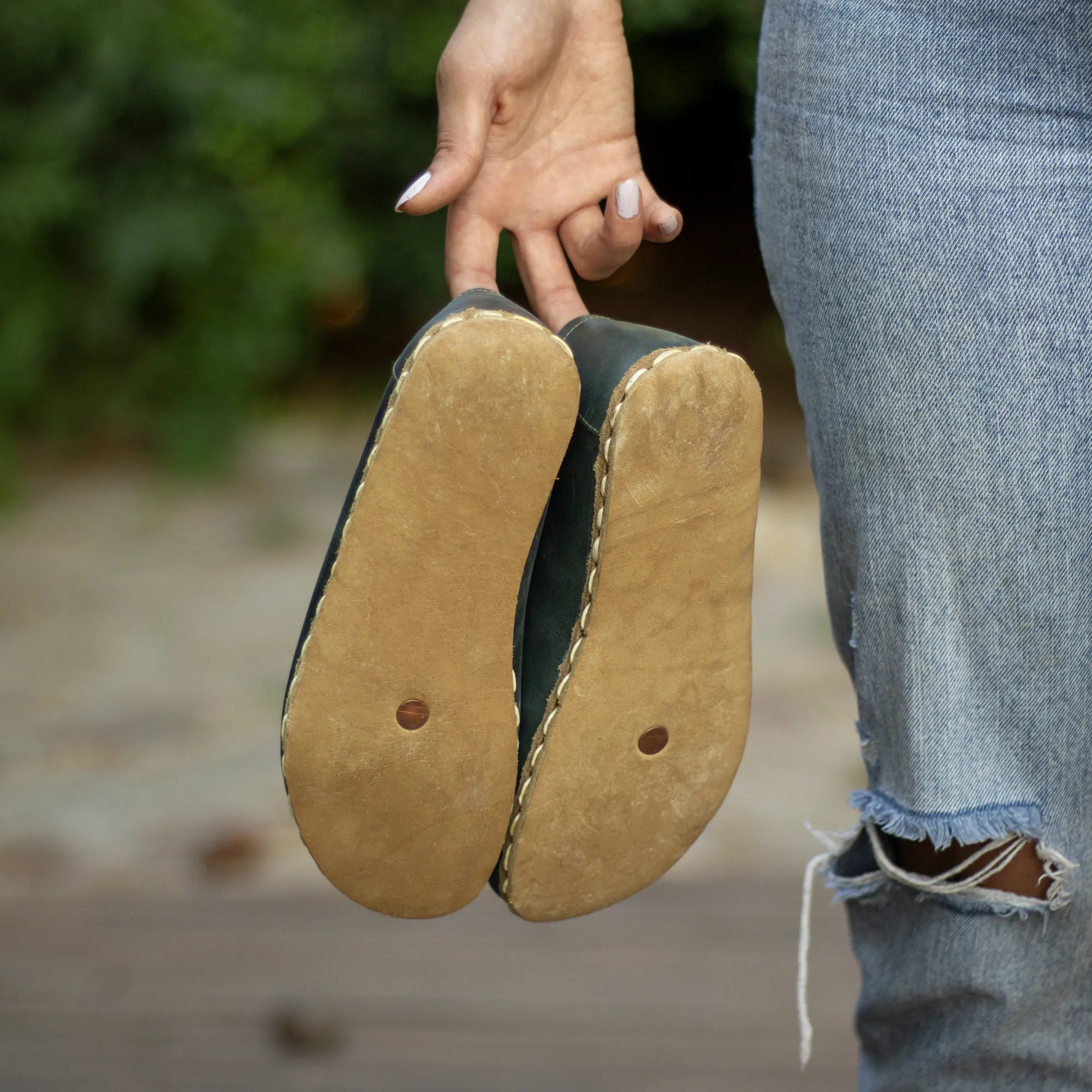 Women's Barefoot Grounding Shoes - Toledo Green