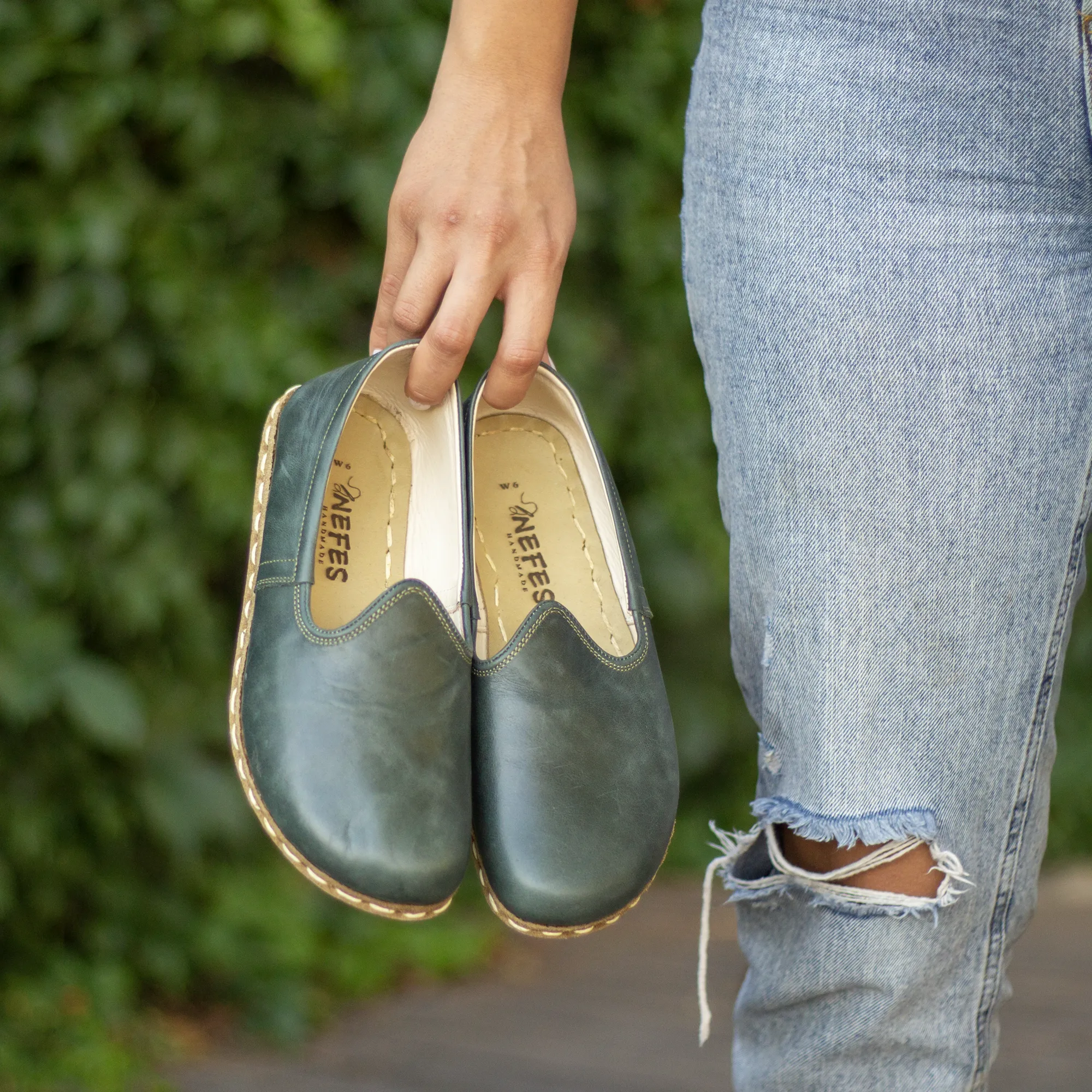 Women's Barefoot Grounding Shoes - Toledo Green